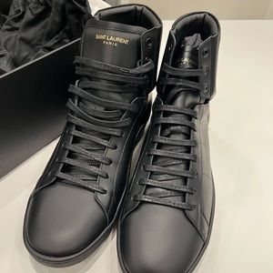 New black Saint Laurent Mens shoes